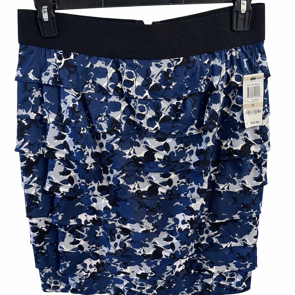 NWT - blue and black skirt